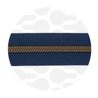 Ink blue - #S5 Bronze | Spiraalrits | 3 meter