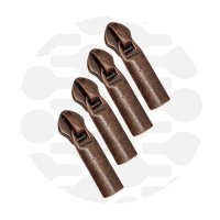 Classic #5S | schuiver spiraalrits | Antique Copper