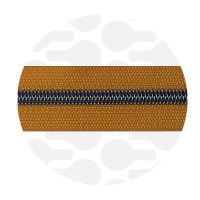 Pumpkin Spice - #S5 Gunmetal | Nylon Coil Zipper Tape | 10 meter