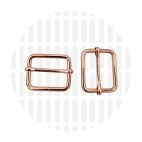 Basic | Wide mouth schuifgesp | 32 mm | Rose Gold