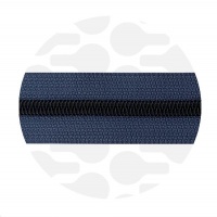 Vintage blue - #S5 Black | Nylon Coil Zipper Tape | 3 meter