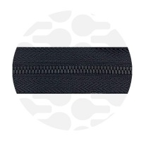Pure Black - #M3 Black | Metal Zipper Tape