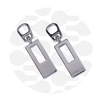 Rectangle | Snap-on Pull | Polished Nickel