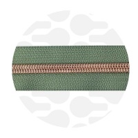 Willow green - #S5 Rose Gold | Spiraalrits | 1 meter