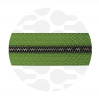 Woodland Green - #5S Gunmetal | Spiraalrits Tape | 1 meter