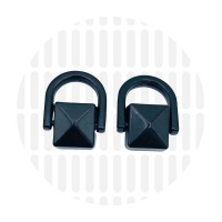 Petite connector Pyramid | Electro Black