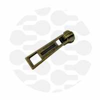 Obelisk #M5 | Runner voor metalen rits | Antique Brass