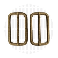 Basic | schuifgesp | 38 mm | Antique Brass