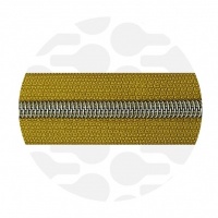 Mustard Yellow - #S5 Silver | Spiraalrits | 3 meter
