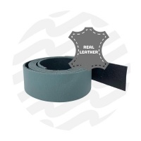 Leather strap 130cm - 30 mm - Foggy Blue