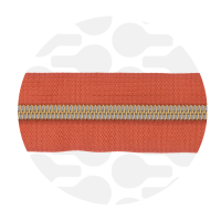 Terracotta - #S5 Gold | Spiraalrits | 1 meter