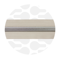 Off white - #S5 Silver | Spiraalrits | 10 meter