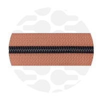 Melon Blush - #S5 Gunmetal | Spiraalrits | 1 meter