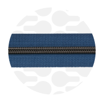 Stormy blue - #S5 Black | Spiraalrits | 1 meter