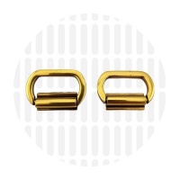 Slim strap connector | Antique Gold