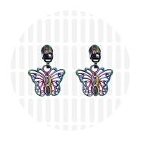 Butterfly #5S | schuiver spiraalrits | Iridescent Rainbow