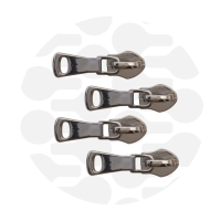 Allround #5S | schuiver spiraalrits | Gun metal