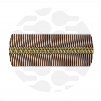 Striped Amber - #5S Gold | Nylon Coil Zipper Tape | 3 meter