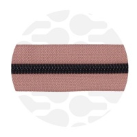 Salmon brown - #S5 Black | Spiraalrits | 10 meter