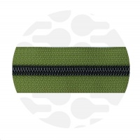 Old Lime - #S5 Gunmetal | Nylon Coil Zipper Tape | 3 meter