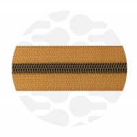 Camel Brown - #S5 Bronze | Nylon Coil Zipper Tape | 10 meter