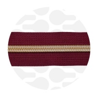 Wine red - #S5 Gold | Zip Nylon | 10 mètres