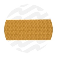 Ochre - 25 mm | Cotton Poly Webbing | Maxi Roll