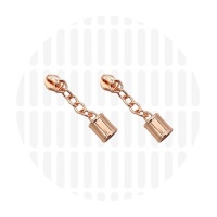 Tassel #5S | schuiver spiraalrits | Rose Gold