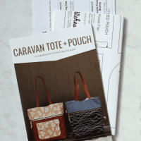 Caravan tote + pouch | Schnittmuster | English
