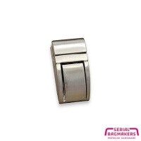 Press lock | Petite | Sandblasted Nickel