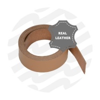 Leather strap 130cm - 25 mm - Camel Brown