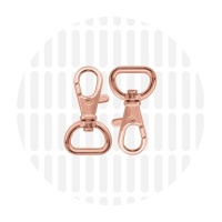 Basic | Karabiner | 15 mm | Rose Gold