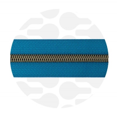 Lagoon Blue - #S5 Bronze | Zip Nylon | 1 meter