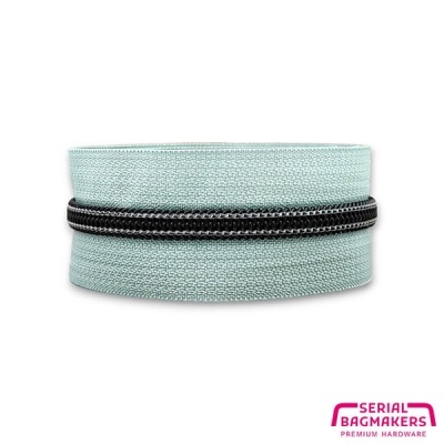 Old Smokey mint - #5S Black | Nylon Coil Zipper Tape | 3 meter