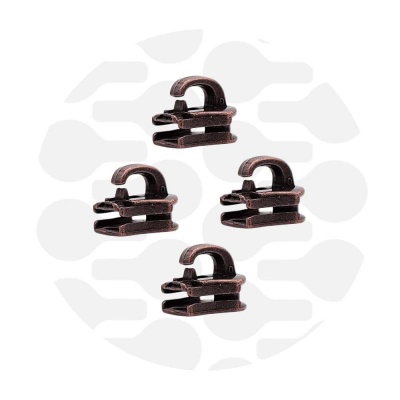 Snap-on #5M | Zipper slider Nylon Coil | Antique Copper