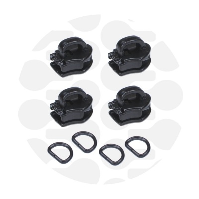 Snap-on #5M | Zipper slider Metal Zipper | Electro Black