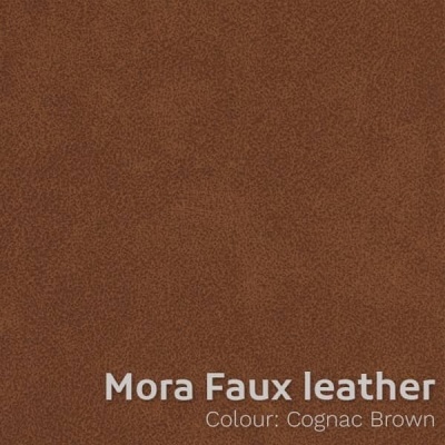 Mora Kunstleder | Cognac Brown | rol 50 cm x 145 cm