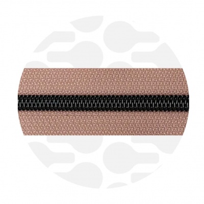 Powder Pink - #S5 Gunmetal | Spiraalrits Tape | 1 meter