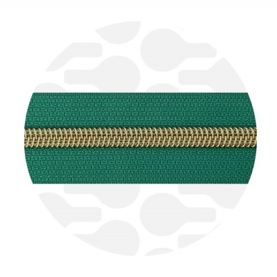 Frosted Green - #S5 Gold | Spiraalrits | 3 meter