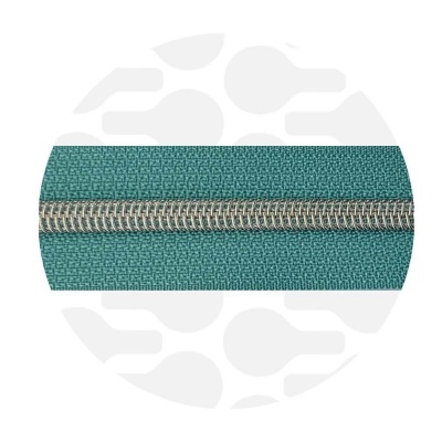 Mineral green - #S5 Silver | Spiraalrits | 10 meter