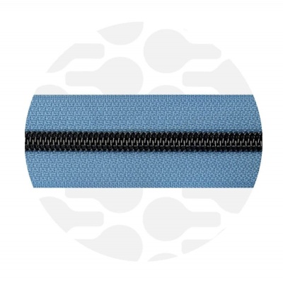 Nordic Blue - #5S Gunmetal | Nylon Coil Zipper Tape | 10 meter