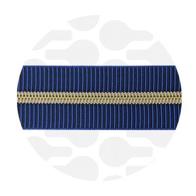 Blueberry - #S5 Gold | Nylon Coil Zipper Tape | 1 meter