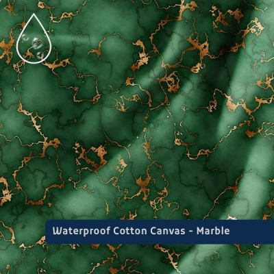 Foto van Green | Marble | Waterafstotend | 100 cm x 145 cm