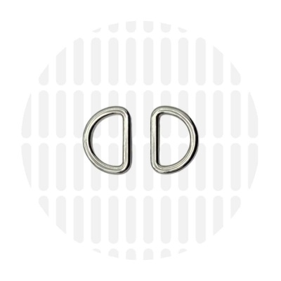 Sleek | D-ring | 15 mm | Nickel