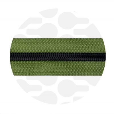 Old Lime - #S5 Black | Nylon Coil Zipper Tape | 1 meter
