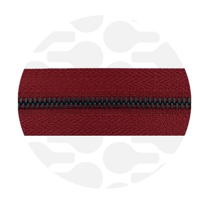 Photo of Wine Red - #M3 Black | Metal Zipper Tape