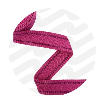 Foto van Bright Magenta | Tassenband Aspen Shimmer 38 mm | 3 meter