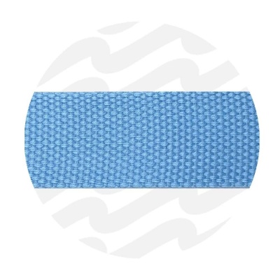Nordic Blue - 25 mm | Katoenlook Tassenband | 15 meter