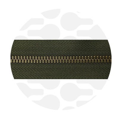 Photo of Army Green - #M5 Antique Bronze | Metal Zipper Tape