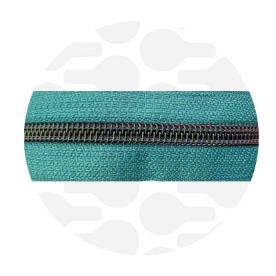Seaspray Teal - #S5 Galaxy | Spiralreißverschlüssen | 3 Meter